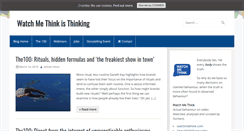 Desktop Screenshot of blog.watchmethink.com